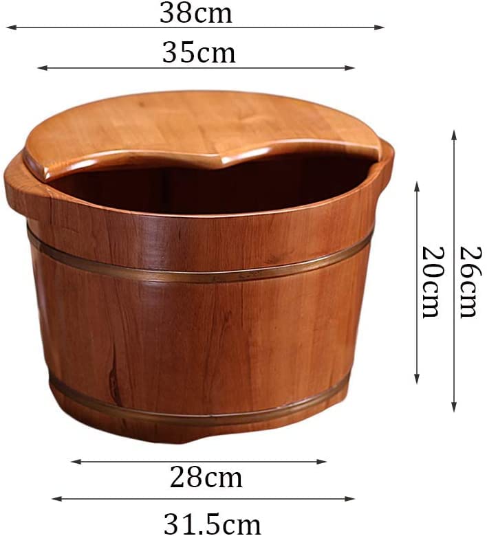 Sauna Wooden Bucket Spa de Pies para Adultos miniatura 6