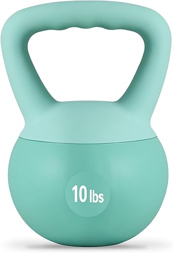 Miniatura 9 de DlandHome Pesas rusas para entrenamiento de fuerza, ideal para entrenamiento de cuerpo completo y entrenamiento de fuerza, mango de fácil agarre,