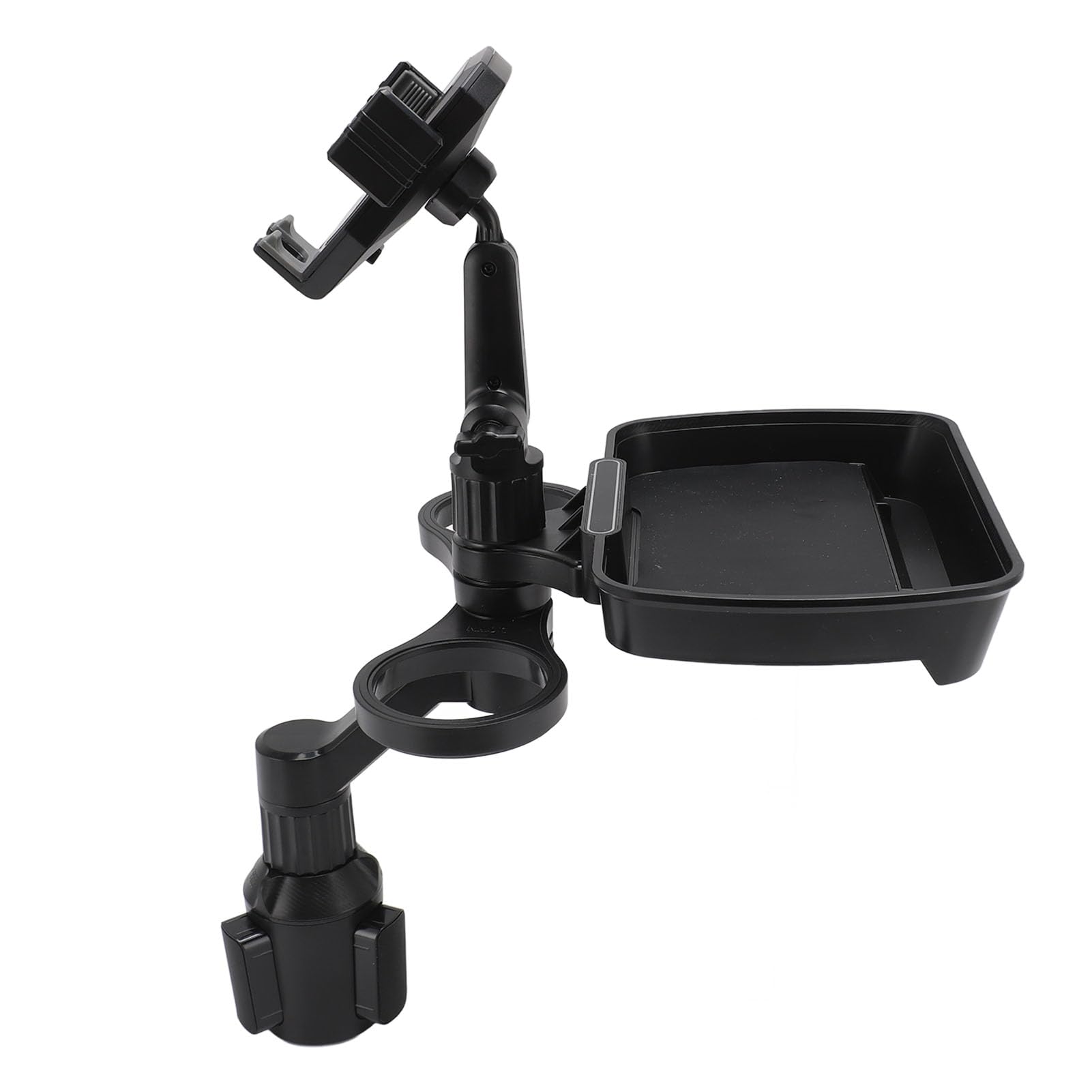 Plateau de Porte-gobelet, Rotation à 360 Degrés avec Porte-gobelet à Double Tasse Plateau pour Les Accessoires de Voyage