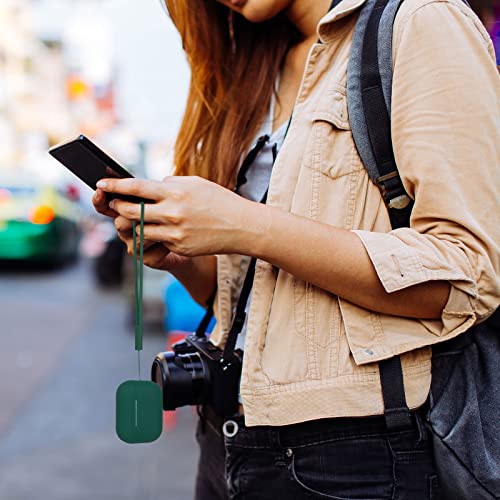 AOTUAO Compatible with AirPods Pro 2 Case Cover, Shock-Resistant Protective Silicone Case Cover for AirPods Pro 2nd Generation 2022 with Silicone Lanyard, Front LED Visible, Pine Green - Image 6