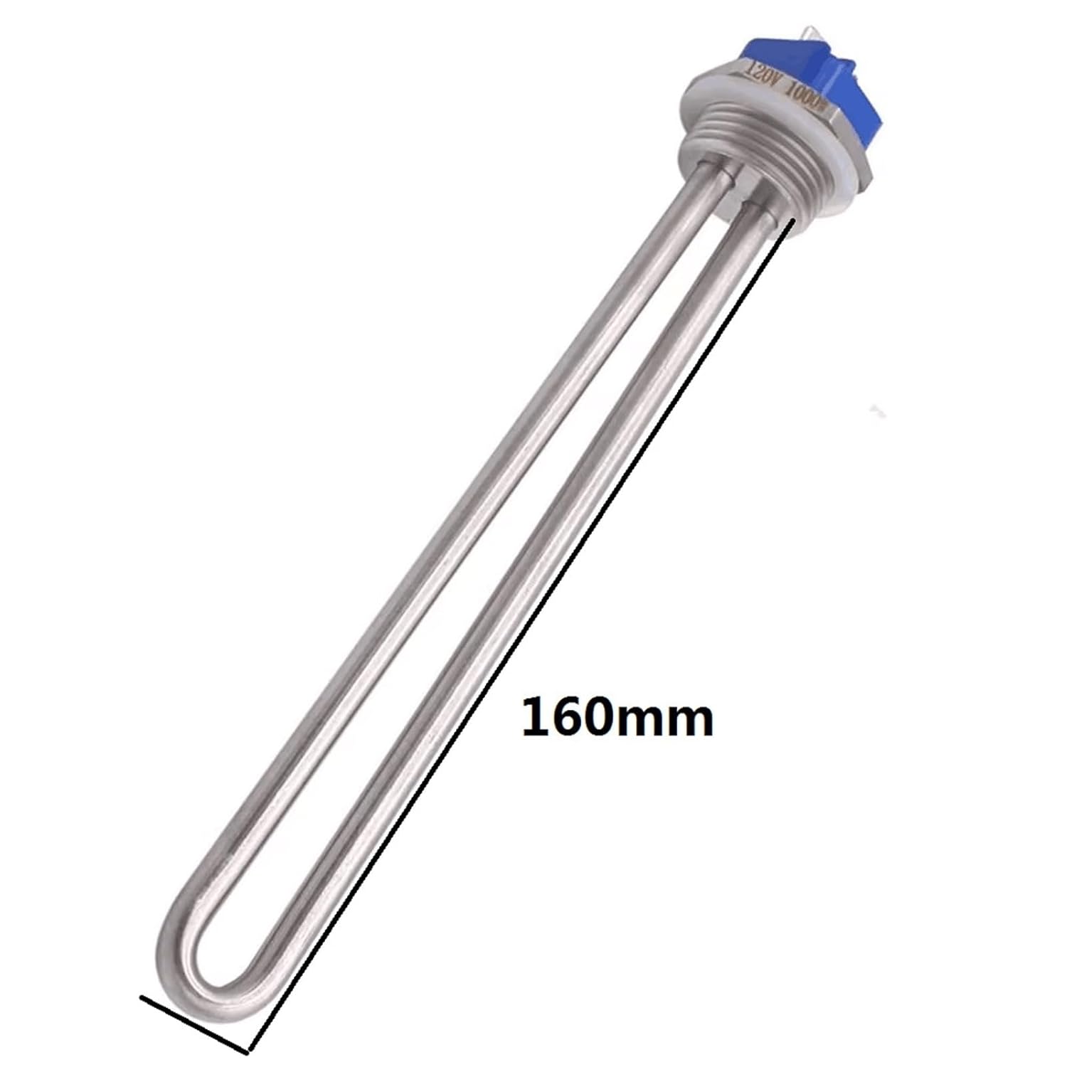 Immersion Heater 220V Submersible Water Heater Element Stainless Steel 304 with 1 Inch BSP Thread 500W/750W/1000W/1500W