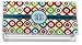 Retro Circles Vinyl Checkbook Cover (Personalized)