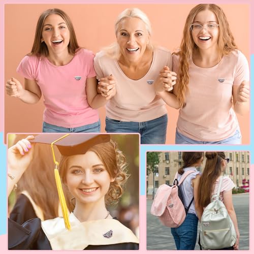 Image of 30 Sets Positive Pants Funny Pins Bulk, Graduation Gifts Funny inchPut on Big Pants inch Brooch Badge Set with Motivational Cards & Organza Bags for Girls Women Kids