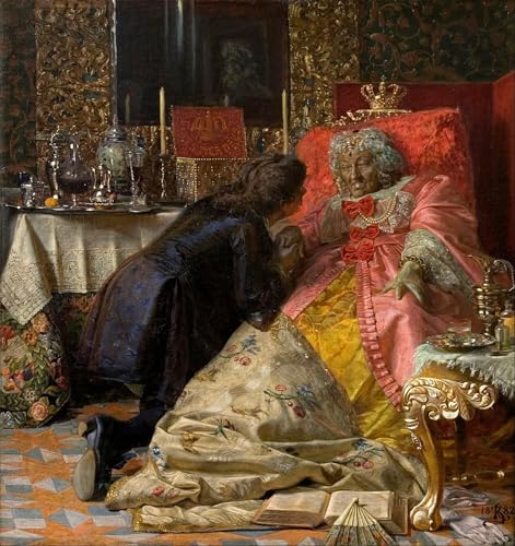 Impression Tableaux Décès de la reine : élégance historique pour votre salon