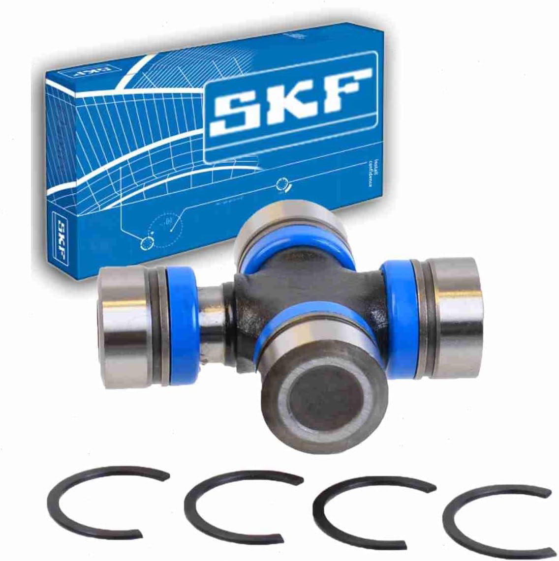 SKF Front Axle at Wheels Universal Joint compatible with Jeep Wrangler 2.4L 2.5L 4.0L L4 L6 1994-2012