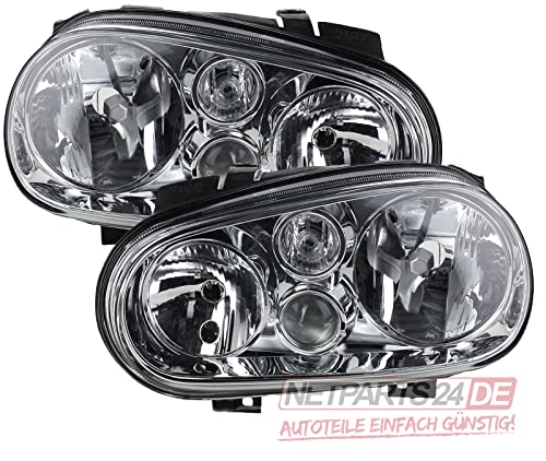 Johns, Juego de faros para VW Golf IV 1J1 1997-2003 como juego H7/H1/H3 li+re.