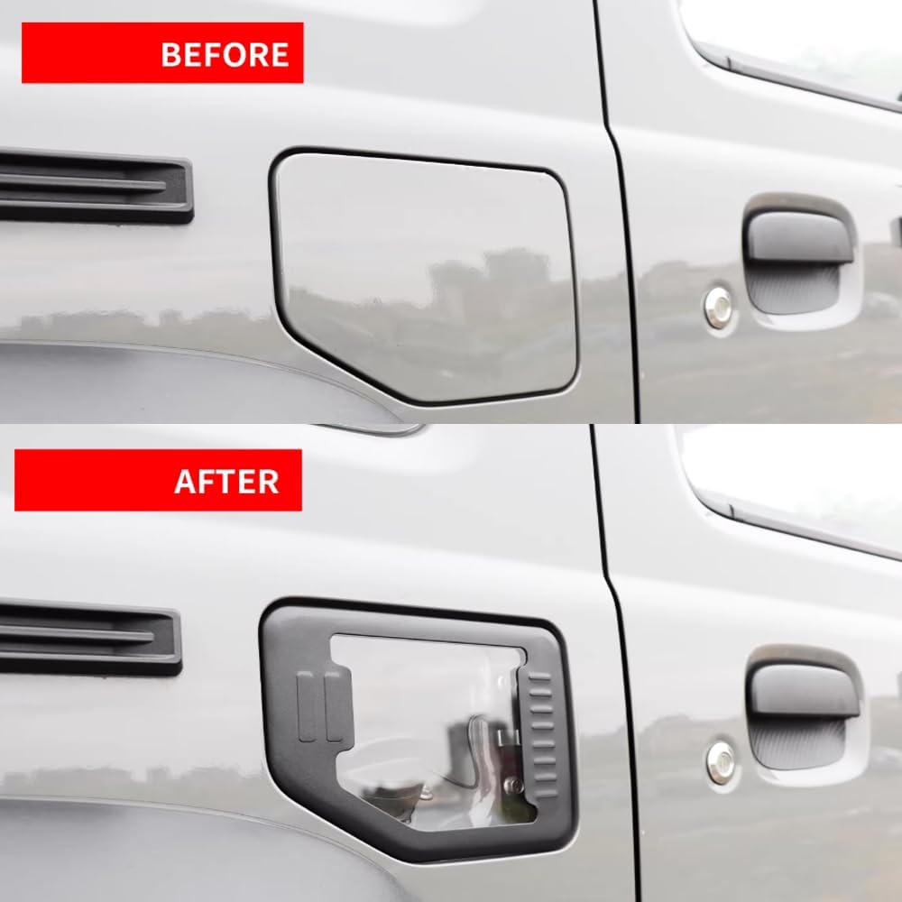 Fuel Filler Cap Door Oil Gas Tank Cover Trim for Suzuki Jimny 2-Door 3-Doors 2019-2026 Car Exterior Accessories Transparent fuel tank cap