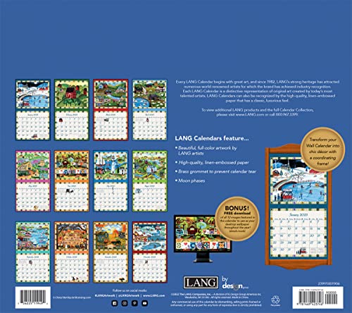 Langcountrysampler2023wallcalendar  Urban Country Home Decor Lang country sampler 2023 wall calendar  urban country home decor