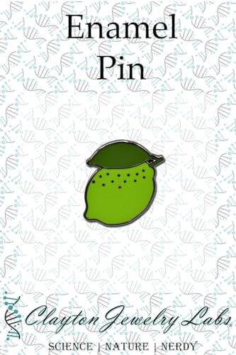 Broche en émail dur citron vert, l'idée cadeau originale pour amateur de mode