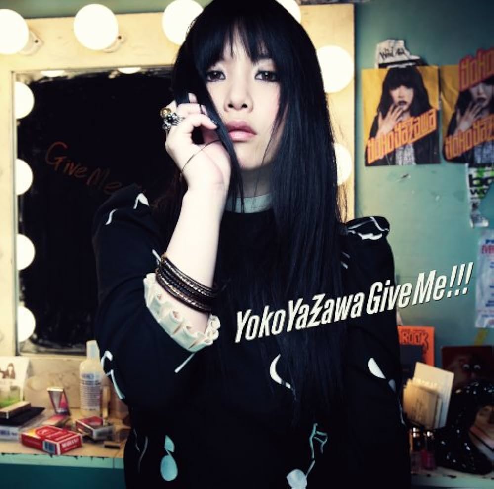 矢沢洋子 Give Me!! サイン入り　シール付き 矢沢洋子 Give Me!! サイン入り シール付き