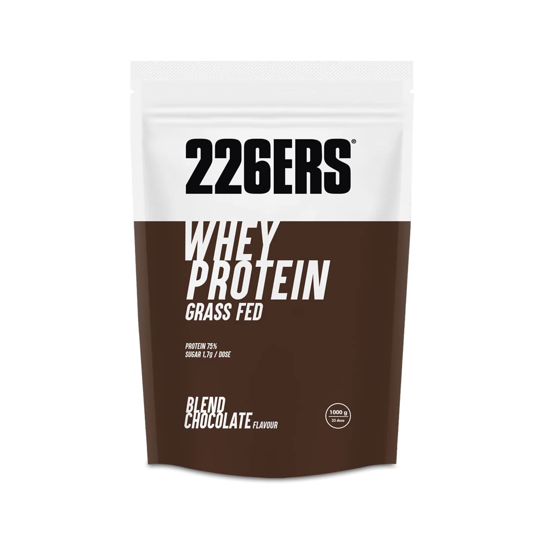 226ERS - Proteine ​​del siero di latte, Frullato proteico per atleti, Aminoacidi, Mantenimento della massa muscolare e delle ossa, Crescita muscolare, Senza glutine, Gusto mix di cioccolato, 1 kg
