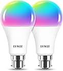 LVWIT Alexa B22 Bayonet Smart WiFi LED Bulb, A70,1521Lm, 12W Replace 100 Watt, Works with Echo,Tuya and Google, Dimmed Smart Light Bulb B22 (2 Pack)