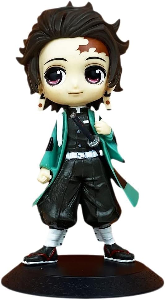 Image of Action Figure- Miniature Toy Figure Special Edition for Car Dashboard, Decoration, Cake, Office Desk & Study Table (Tanjiro)