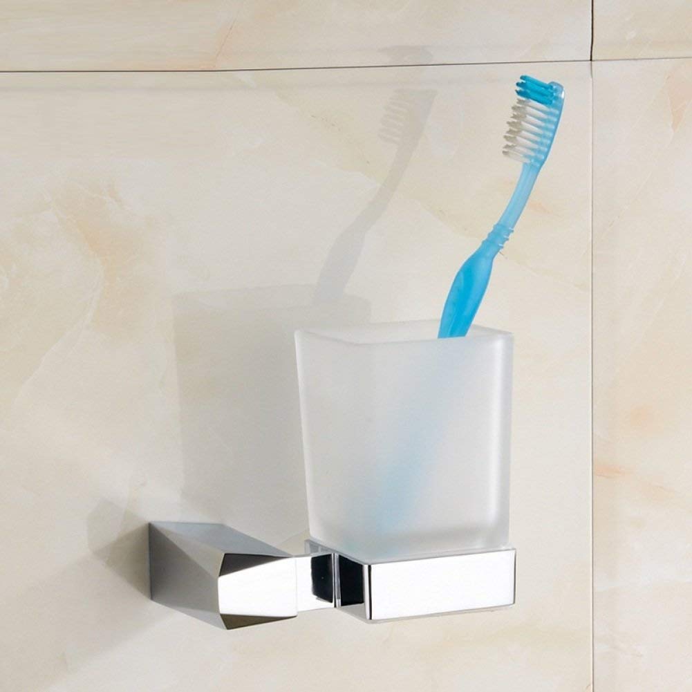 Support de tasse de brosse à dents en alliage de zinc mural GZZ
