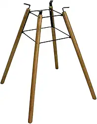 Pé Base para Mesa Jantar Escrivaninha 75cm Metal Madeira Granito Mármore Pedra Vidro Cozinha, pé de mesa,pe de mesa de ferro (Isa Preta)