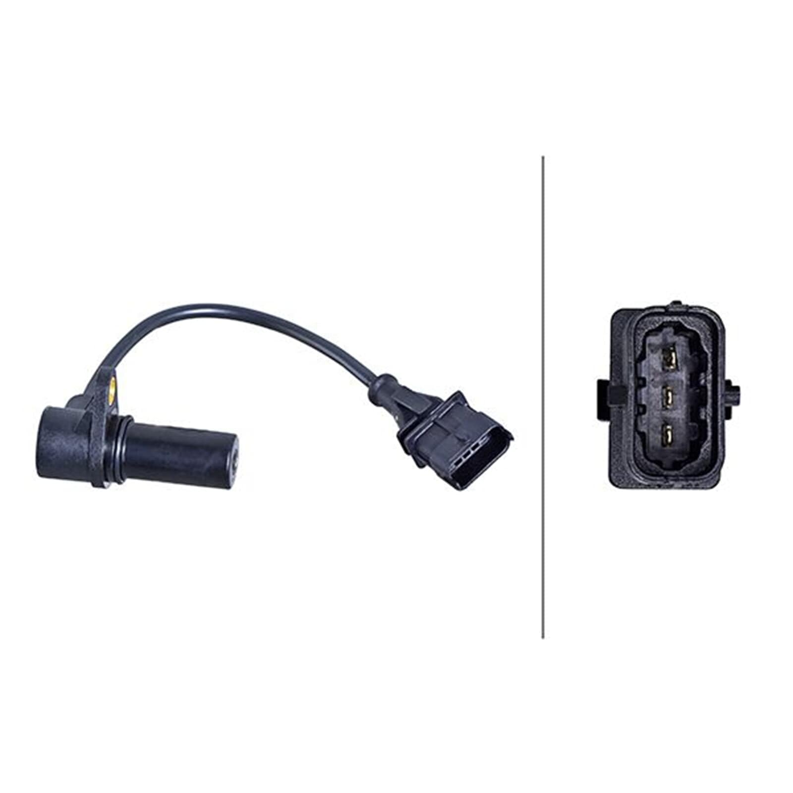 HELLA 6PU 358 191-291 Kurbelwellensensor - 3-polig - geschraubt - mit Dichtungen - mit Kabel | 6PU 358 191-291 passend für Ducato | 6PU 358 191-291