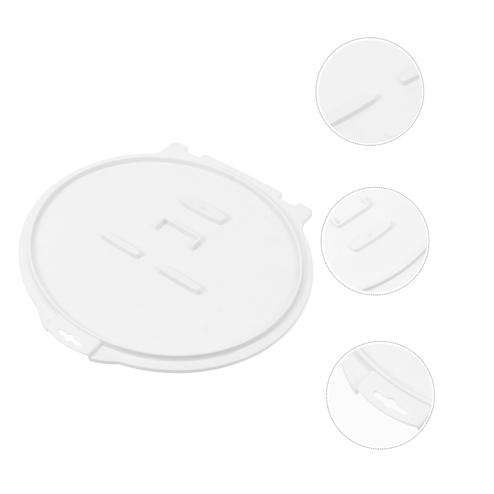 FOMIYES 1Pc Abs Seaweed Mask Mold Trays for DIY Face Masks Convenient Template Plates for Women Easy to Use Friends White