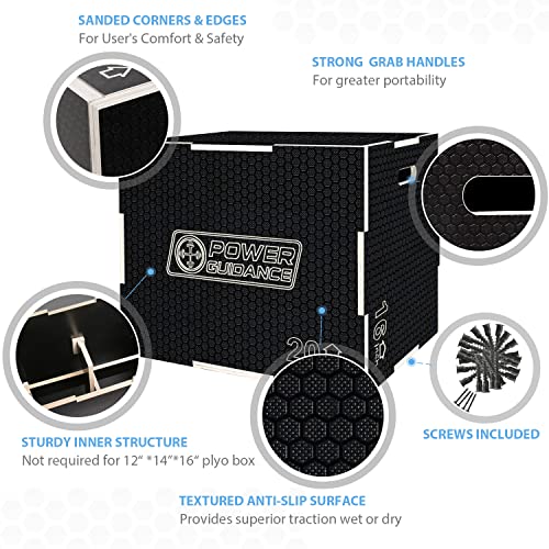 POWER-GUIDANCE-3-in-1-Wood-Soft-Plyometric-Jump-Box-Plyo-Box-for-Jump-Training-and-Conditioning