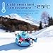 Inflatable Ski Ring PVC Sledding Tube Thicken Snow Tubing Winter Snow Tube with Handle