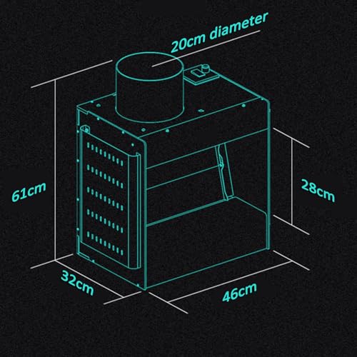 Stół warsztatowy do malowania natryskowego z kabiną kurtyny wodnej, moc 80 W, przepływ powietrza 1100 m³/h do samodzielnego malowania modelarskiego