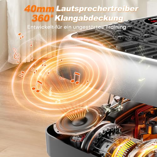 MOSUNY Vibrationsplatte, 2025 Verbesserte Vibrationsplatte mit Doppelmotoren für Abnehmen, Ganzkörpertraining, Muskelaufbau - Massagegerät, 450 LBS Kapazität Vibration Platte für Home Workout