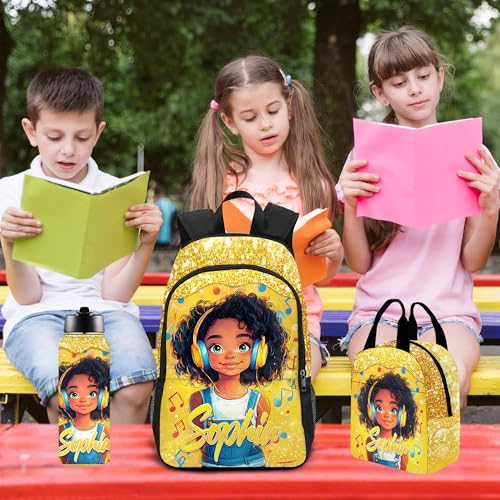 Custom Kids Backpack with Name Back to School Gifts for Daughter Son Personalized Backpack for Boys Girls Casual Unisex School Bags Customized Backpacks for Nieces Nephews, Design 052