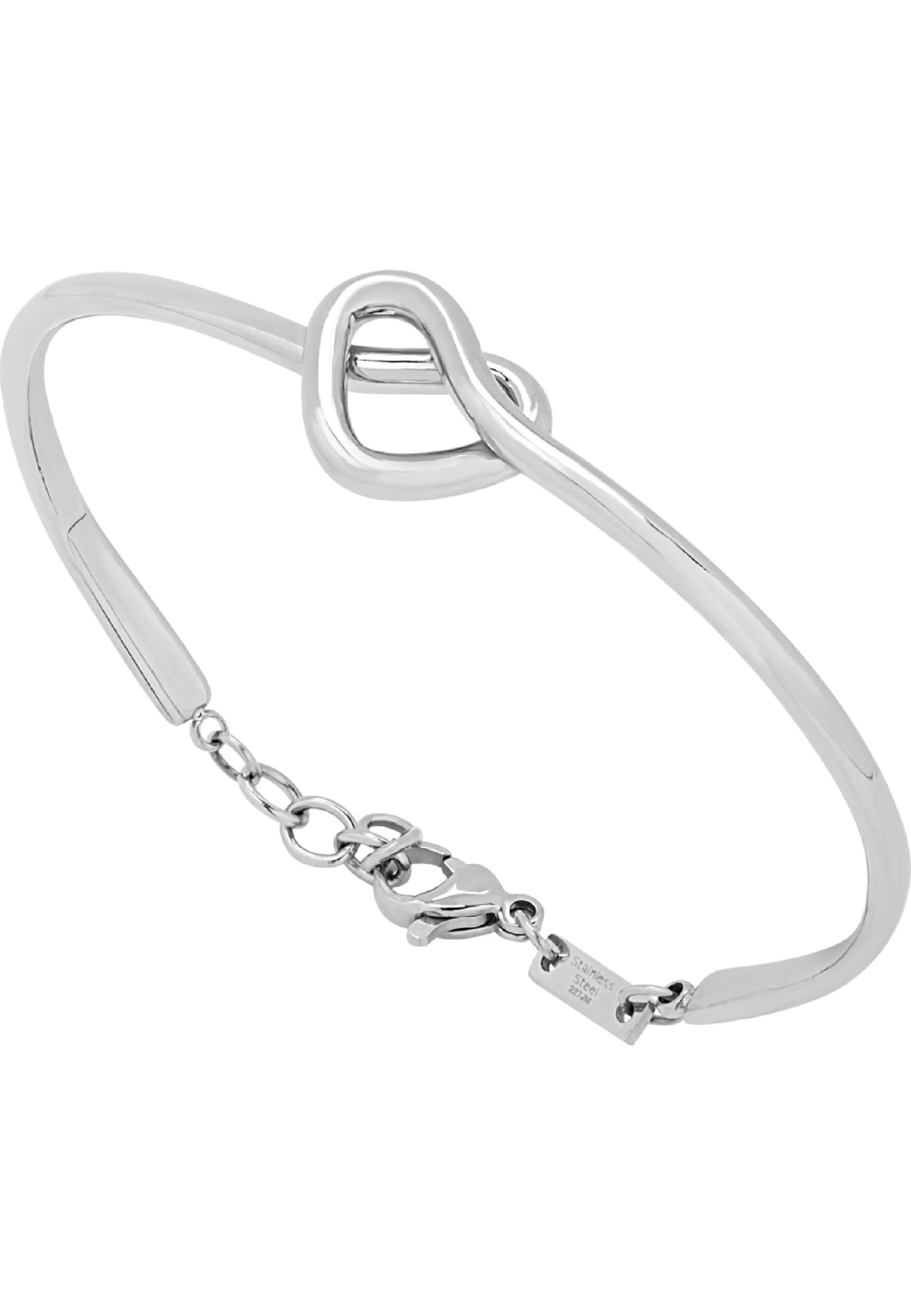 Breil B&ME TJ3315 Women's Silver Stainless Steel Bracelet with Lobster Clasp Length 22 cm, Eine Grösse, Alloy Steel, No Gemstone