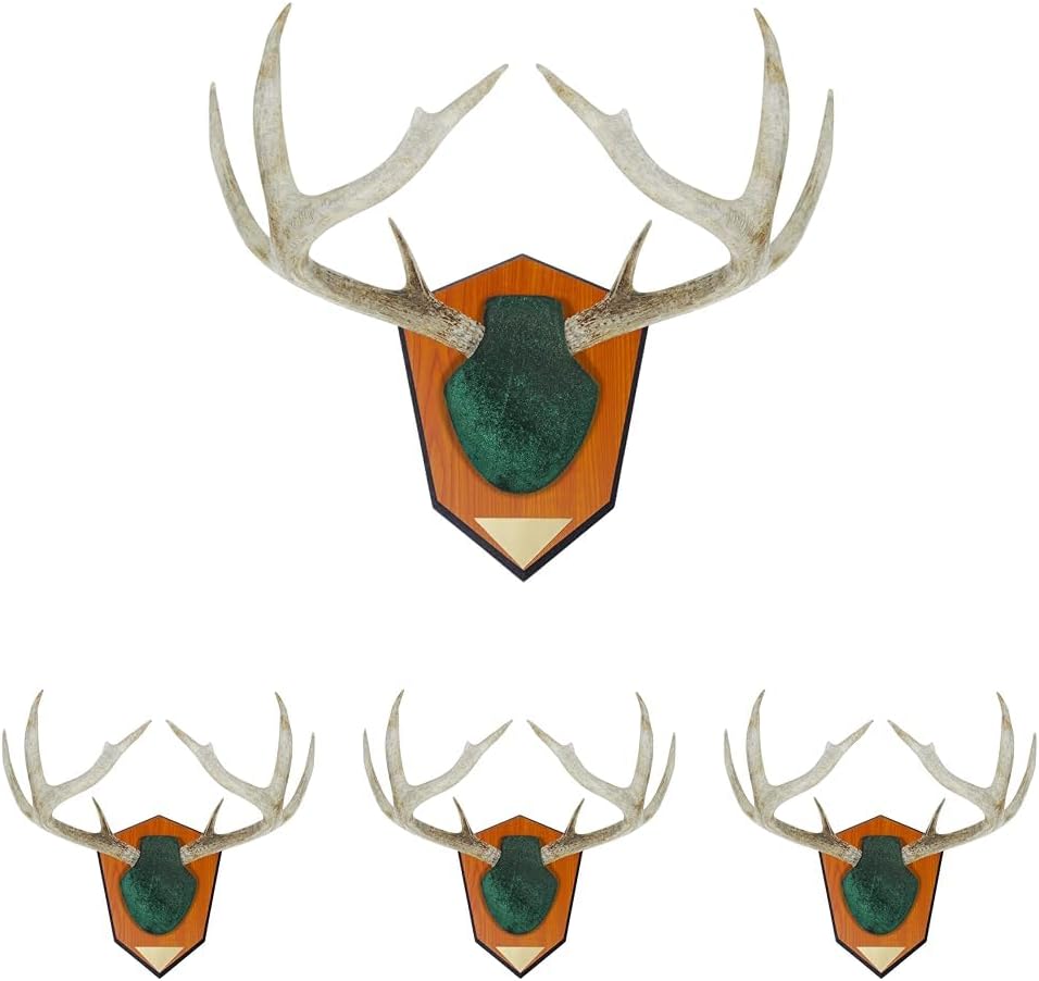 Allen Antler Mounting Kit with Skull Cover & Engraveable Plaque