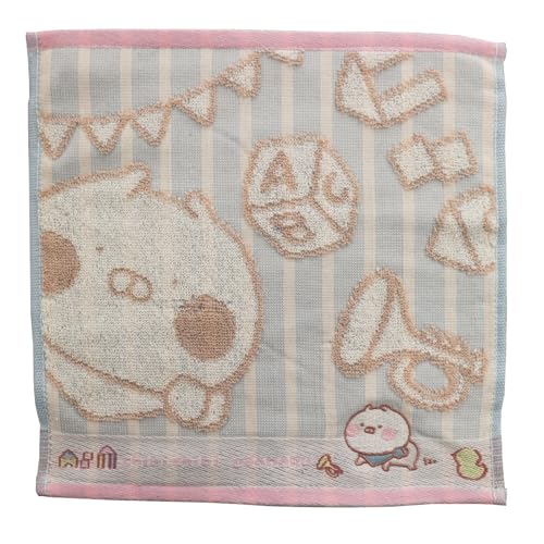 丸眞 ミニタオル LINE CREATORS MARKET ちびちびうさまる ハンカチ キャラクター 綿100% 抗菌 防臭 プレゼント ギフト 誕生日 5585009600