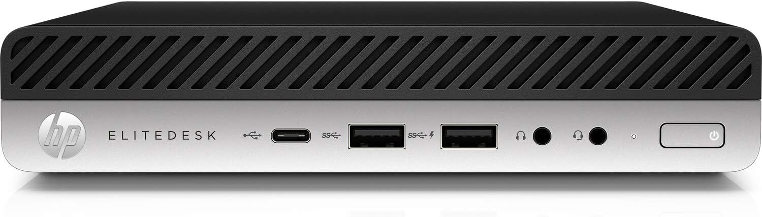 HP EliteDesk 800 G5 Mini PC de Escritorio, Intel Core i5-9500T, 8 GB de RAM, SSD de 256 GB, WiFi, Bluetooth, sin Teclado ni ratón, Windows 11 Pro (reacondicionado)