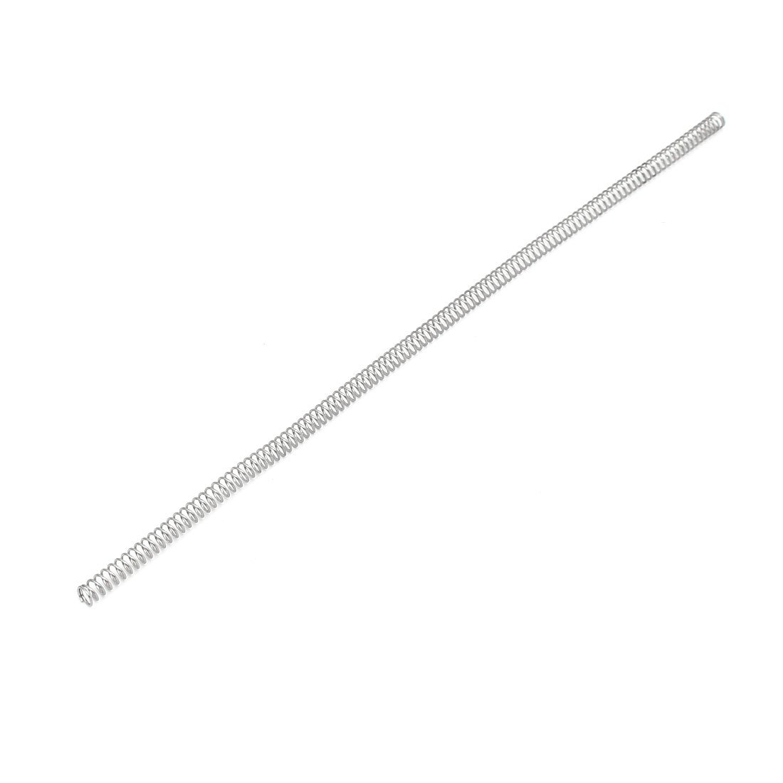 304 Stainless Steel Compression Spring - 0.3mm X 4mm X 305mm (12") Silver Tone Industrial Spring
