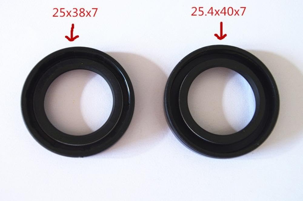 Juego de Sellos de Aceite del cigüeñal Compatible con Piezas de cortacésped HA GXV160 Engine L | 5 PAIRS