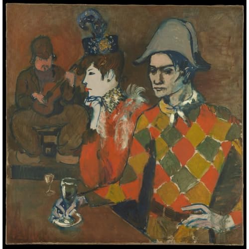 Toile Pablo Picasso grand format salon At the Lapin Agile