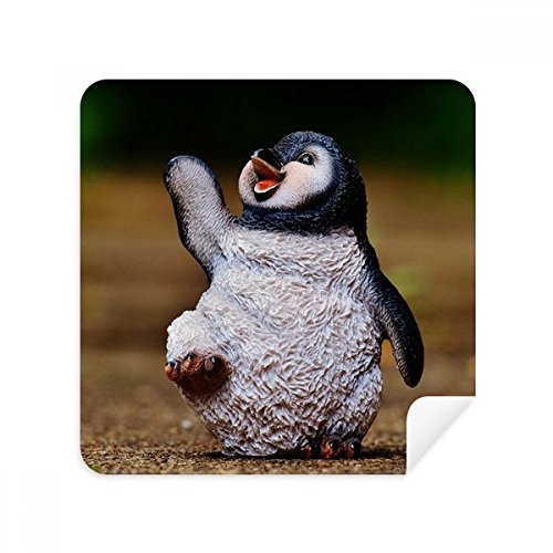 Chiffon lunettes penguin antarctique en suède pour écran de téléphone portable 2pcs