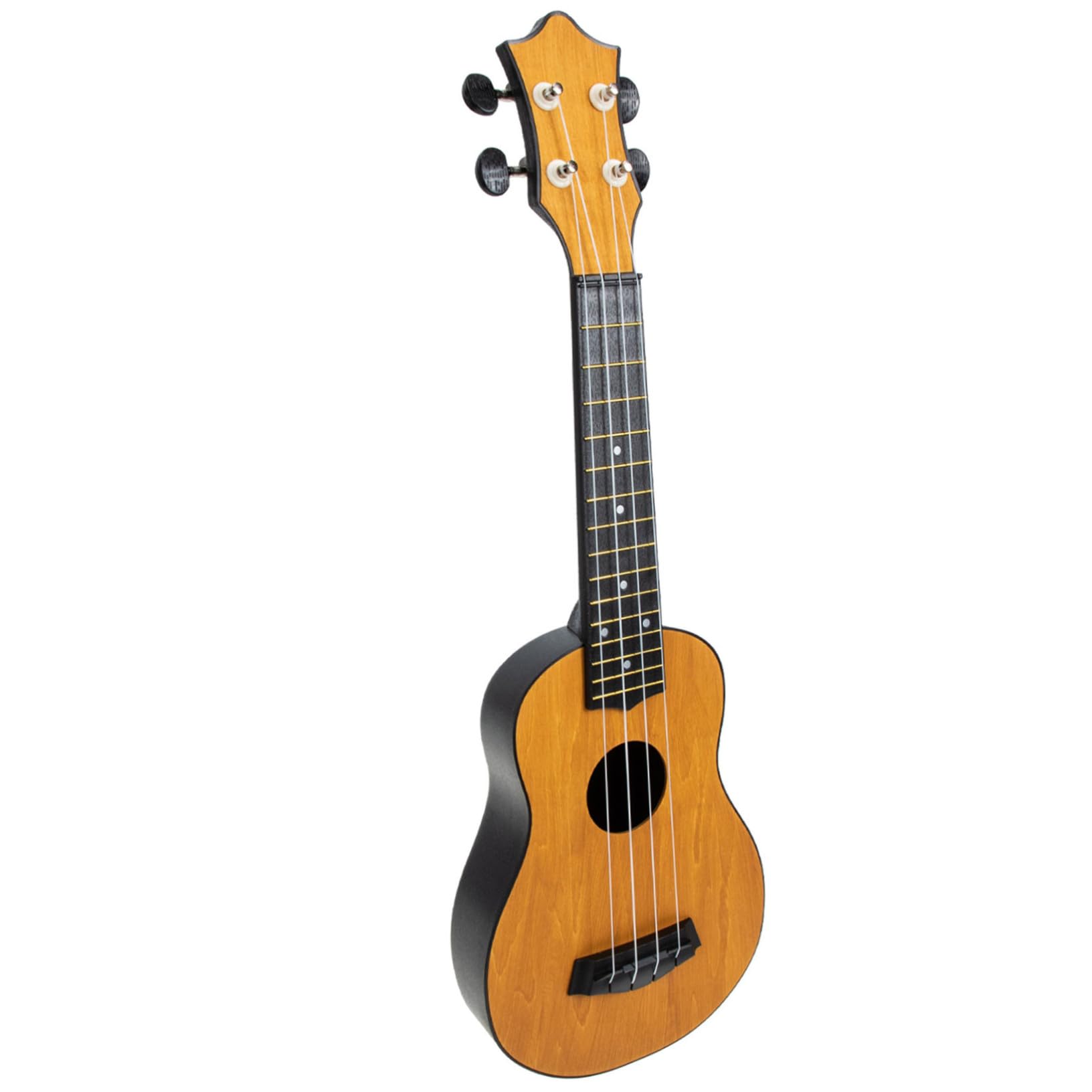GALPADA Ukulele Acustico Corde Piccolo per Ragazzo Ragazza di Ukulele per Principianti Strumento Musicale Educativo Giocattolo per Ragazzo Ragazza Dorso Arcuato e Suono Pieno