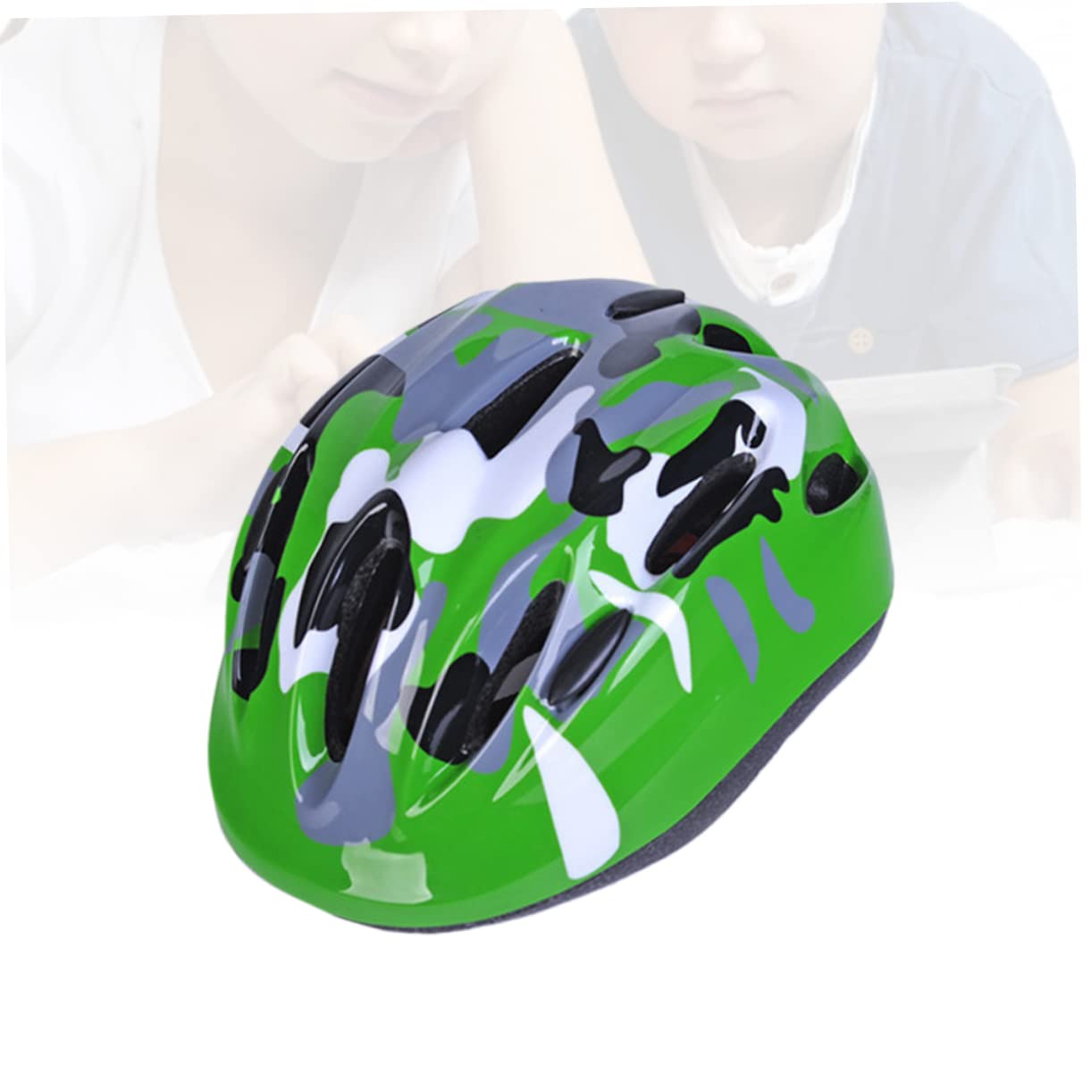 iplusmile 2 Pièces Casque Enfant Casque Roller Skating Cyclisme de vélo s de vélo Green