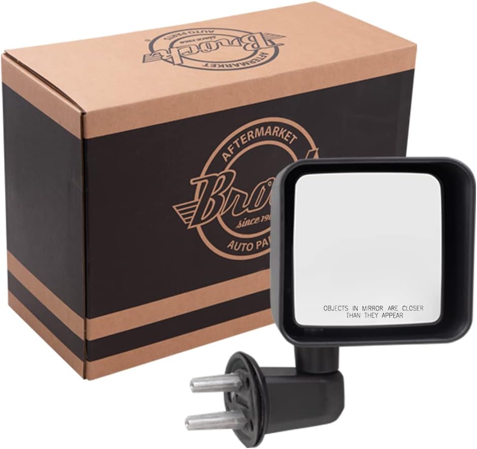 Manual Mirror for 2007-2017 Wrangler for 2018 Wrangler JK 55077966AH Right CH1321271