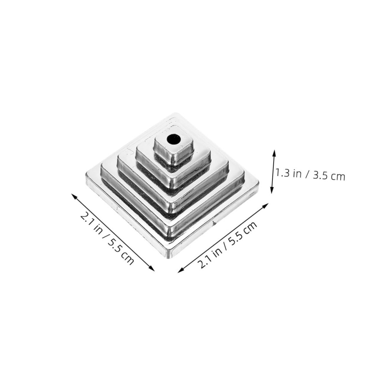 30x Mini Flaggenhalter Mit Runder Basis - Silber Tischständer Für Büro & Partys