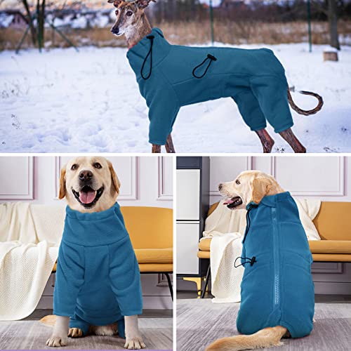 Hjyokuso Hundemantel Winter, Hundejacke, Weicher Fleece Hundepullover FüR Kleine MittelgroßE Grosse Hunde, Winddichte Haustierkleidung Outfit Mit ReißVerschluss, Chihuahua Kleidung (XXS-3Xl)
