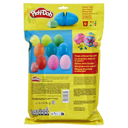 Play-Doh Bunte Eier, 9 Eier (je 56 g) in 9 verschiedenen Farben, als Ostergeschenk, Mitbringsel auf einer Party oder für Kinder ab 3 Jahren – Ansicht 4