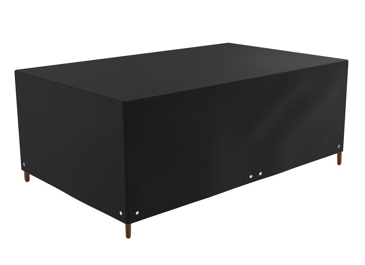 WOMACOPatio Cover Outdoor Furniture Lounge Porch Sofa Waterproof Dust Proof Protective Covers (84"x52"x29", Black)