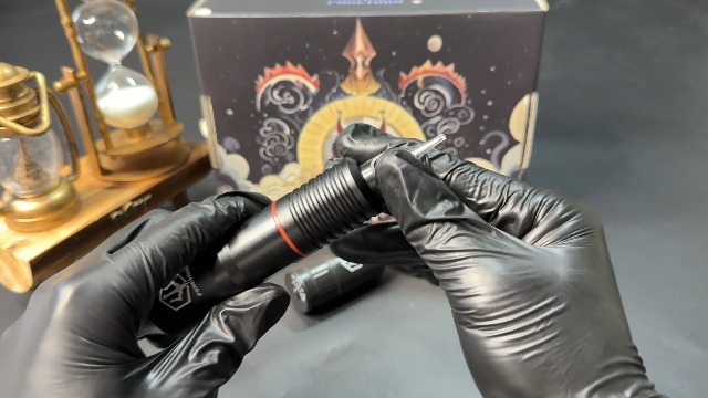 POSEIDON Cordless Rotary Tattoo Machine Kit with 20 Tattoo