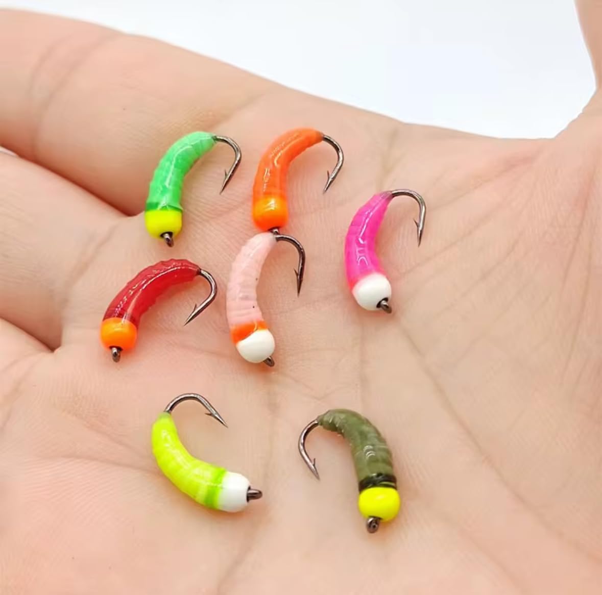 AMZfishing Nouveauté du salon 2025 – Tête en tungstène Nymphes liées à la main contre les UV | Scud Bug | Nymphe de poisson prédateur | Imitation cancer des puces | Mouche truite