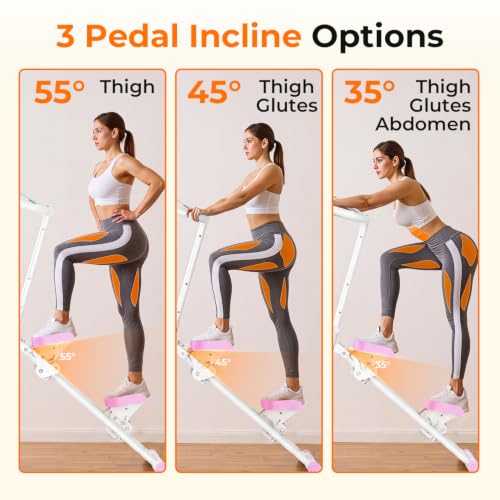 Image of OWLSKY Stair Stepper for Home,Vertical Climber Exercise Machine with Stable Triangular Frame, Smooth & Quiet Motion, Full Body Workout Equipment
