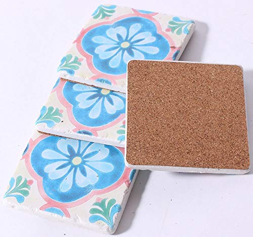 Lafinesse Em7089 Stone Coasters for hot or cold-Em7089, Stoneware - Image 2
