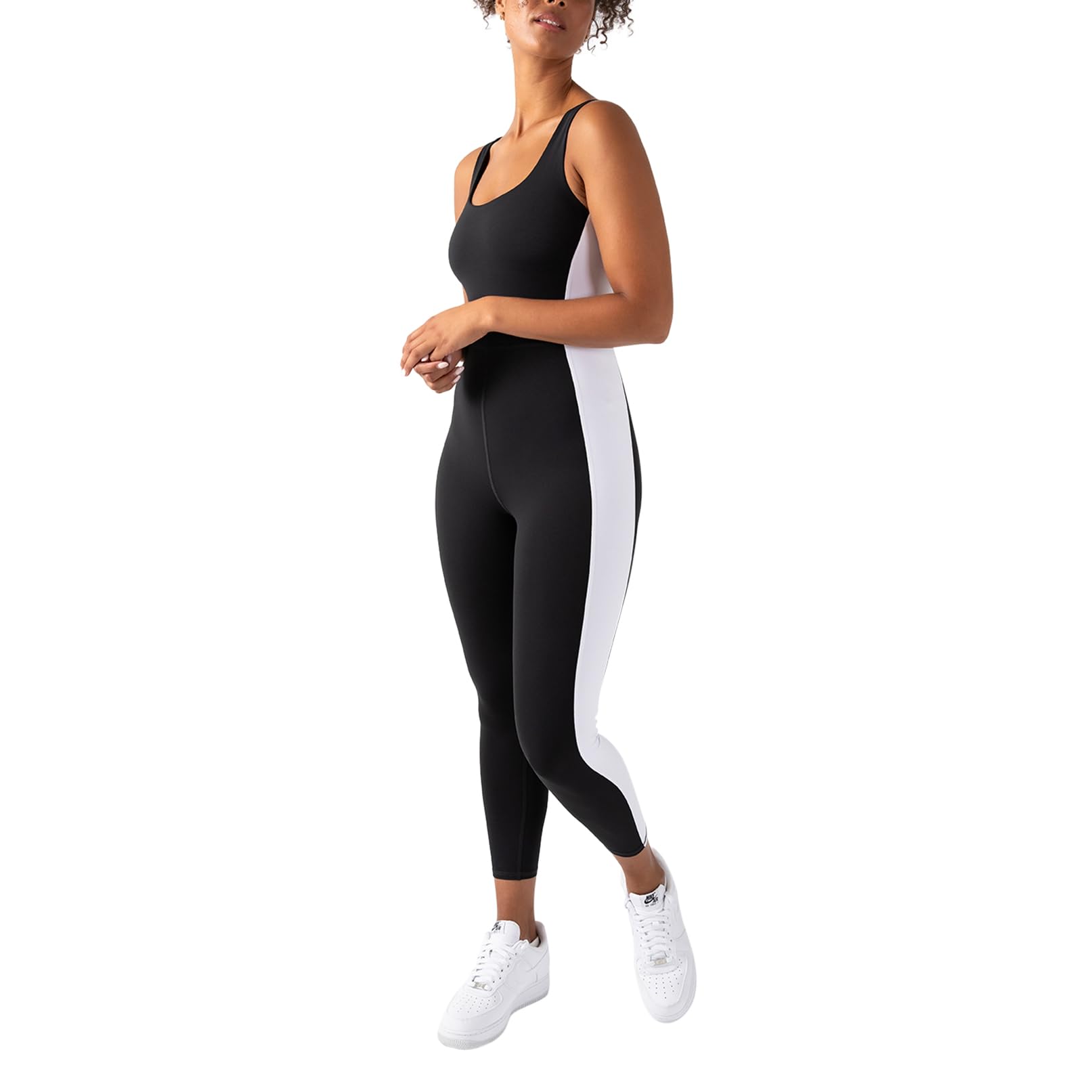 yitty Active Women's UltraLuxe Built-In Bra Onesie, Athleisure, 4-Way-Stretch-picture-12