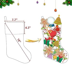 DearSun Set of 4pcs, 18" Christmas Stockings with Lovely Christmas Vehicle Designs Linen Stockings for Holiday Family Decor (Alpaca, Sloth, Owl, Fox) DearSun Set of 4pcs 18 Christmas Stockings with Lovely Christmas Vehicle Designs Linen Stockings for Holiday Family Decor Alpaca Sloth Owl Fox