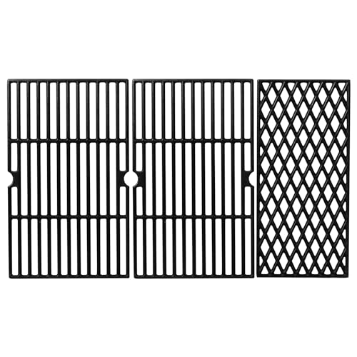 FORYEYC 70-01-911 Cooking Grates for Dynaglo DGH450CRP DGH450CRP-D DGF493BNP DGH474CRP DGH485CRP Kenmore Backyard BY13-101-001-12 Gas Grill Cast Iron Grill Replacement Parts for Dyna-glo DGH450CRP