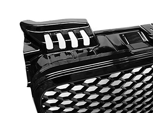 Griglia Anteriore No Logo Adatta Per Audi A4 B7  2004-2008  RS4 Des Nero Opaco Cod K Fgaua4b7r K Fgaua4b7rsbb
