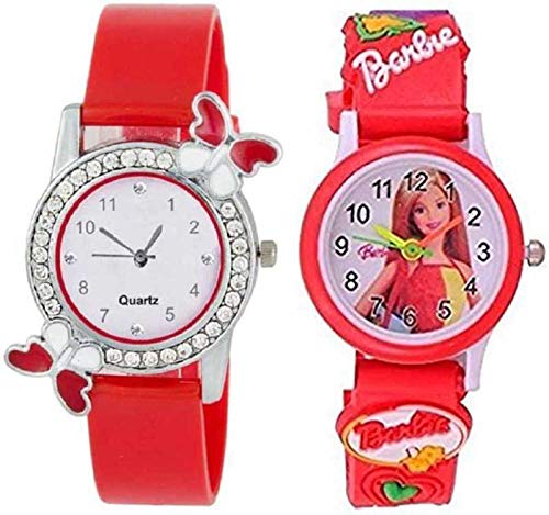 Zeydan Butterfly Watch for Girls (HNH-0045) (red) (B07ZPBW71V) Amazon Price History, Amazon Price Tracker